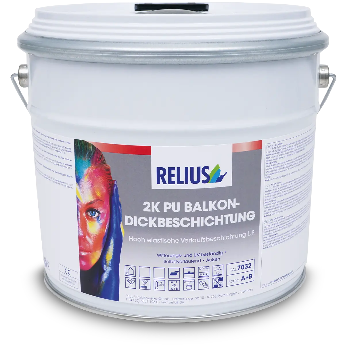 2K PU BALKON-DICKBESCHICHTUNG